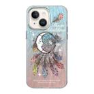 For iPhone 13 Illustration Pattern Radiation Design Full Coverage Shockproof Phone Case(Wind Chimes) - 1