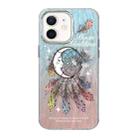 For iPhone 12 Illustration Pattern Radiation Design Full Coverage Shockproof Phone Case(Wind Chimes) - 1