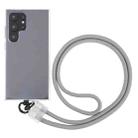 Transparent Buckle Anti-lost Strap Phone Crossbody Long Lanyard(Grey) - 1