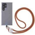 Transparent Buckle Anti-lost Strap Phone Crossbody Long Lanyard(Brown) - 1