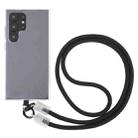 Transparent Buckle Anti-lost Strap Phone Crossbody Long Lanyard(Black) - 1