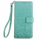 For vivo Y29 4G Global Tree & Deer Embossed Leather Phone Case(Green) - 2