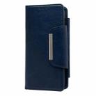 For iPhone 16 Pro Multifunctional Seven Cards Wallet Leather Phone Case(Royal Blue) - 2