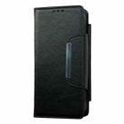 For iPhone 16 Plus Multifunctional Seven Cards Wallet Leather Phone Case(Black) - 2