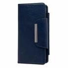 For iPhone 16 Plus Multifunctional Seven Cards Wallet Leather Phone Case(Royal Blue) - 2