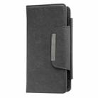 For iPhone 16 Multifunctional Seven Cards Wallet Leather Phone Case(Grey) - 2