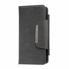 For iPhone 16e Multifunctional 7-Cards Wallet Leather Phone Case(Grey) - 2