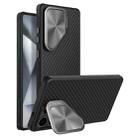 For Samsung Galaxy S25 Ultra 5G NILLKIN Aramid Fiber MagSafe Magnetic Cover Version Phone Case(Black) - 1