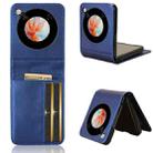 For ZTE nubia Flip / Libero Flip PU Leather PC Phone Case(Blue) - 1