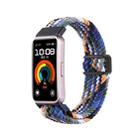 For Huawei Band 9 / 8 Magnetic Buckle Nylon Braid Watch Band(Denim) - 1