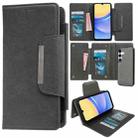 For Samsung Galaxy A15 4G/5G Multifunctional 7-Card Wallet Leather Phone Case(Grey) - 1