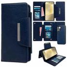 For Samsung Galaxy S24+ 5G Multifunctional 7-Card Wallet Leather Phone Case(Royal Blue) - 1