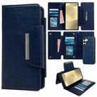 For Samsung Galaxy S24 5G Multifunctional 7-Card Wallet Leather Phone Case(Royal Blue) - 1