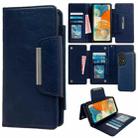 For Samsung Galaxy A23 4G/5G Multifunctional 7-Card Wallet Leather Phone Case(Royal Blue) - 1