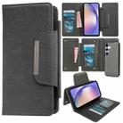 For Samsung Galaxy A54 5G Multifunctional 7-Card Wallet Leather Phone Case(Grey) - 1