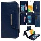 For Samsung Galaxy A33 5G Multifunctional 7-Card Wallet Leather Phone Case(Royal Blue) - 1