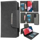 For Samsung Galaxy A13 4G Multifunctional 7-Card Wallet Leather Phone Case(Grey) - 1