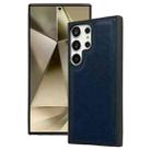 For Samsung Galaxy S24 Ultra 5G Cowhide Texture Back Cover Phone Case(Royal Blue) - 1