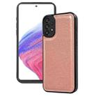 For Samsung Galaxy A53 5G Cowhide Texture Back Cover Phone Case(Rose Gold) - 1