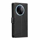 For vivo Y39 5G PU Genuine Leather Texture Embossed Line Phone Case(Black) - 3