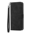 For vivo Y29s 5G / Y04 4G Dierfeng Dream Line TPU Hybrid PU Leather Phone Case(Black) - 2