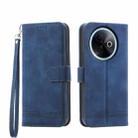 For vivo Y39 5G Dierfeng Dream Line TPU Hybrid PU Leather Phone Case(Blue) - 1
