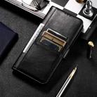 For iPhone 16 Pro Max Simple 6-Card Wallet Leather Phone Case(Black) - 2