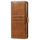 For iPhone 16e Simple 6-Card Wallet Leather Phone Case(Brown) - 3