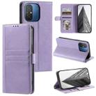 For Xiaomi Redmi 12C / 11A Global Simple 6-Card Wallet Leather Phone Case(Purple) - 1