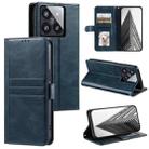 For Xiaomi 14 Pro Simple 6-Card Wallet Leather Phone Case(Navy Blue) - 1