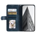 For Motorola Edge 50 Pro Simple 6-Card Wallet Leather Phone Case(Navy Blue) - 3