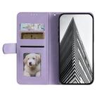 For Motorola Edge 50 Pro Simple 6-Card Wallet Leather Phone Case(Purple) - 3