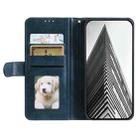 For Motorola Moto E14 Simple 6-Card Wallet Leather Phone Case(Navy Blue) - 3