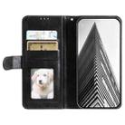 For Motorola Moto E14 Simple 6-Card Wallet Leather Phone Case(Black) - 3