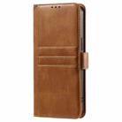 For Motorola Edge 60 Fusion Simple 6-Card Wallet Leather Phone Case(Brown) - 3