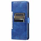 For Motorola Edge 60 Fusion Simple 6-Card Wallet Leather Phone Case(Blue) - 2