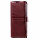 For Motorola Edge 60 Fusion Simple 6-Card Wallet Leather Phone Case(Wine Red) - 2