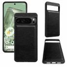 For Google Pixel 9 Pro XL Cowhide Texture Back Cover Phone Case(Black) - 1