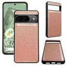 For Google Pixel 9 / Pixel 9 Pro Cowhide Texture Back Cover Phone Case(Rose Gold) - 1