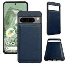 For Google Pixel 7 Pro Cowhide Texture Back Cover Phone Case(Royal Blue) - 1