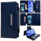 For Google Pixel 9a Multifunctional 7-Card Wallet Leather Phone Case(Royal Blue) - 1