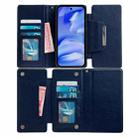 For Google Pixel 9a Multifunctional 7-Card Wallet Leather Phone Case(Royal Blue) - 3