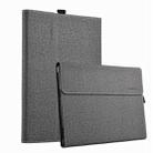For Microsoft Surface Pro 10 Cloth Texture PC Tablet Protective Case(Light Grey) - 1