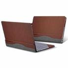 For Microsoft Surface Laptop 6 15 inch Laptop PU Leather Protective Case(Brown) - 1