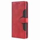 For Motorola Moto G 5G / G Play 5G 2024 Skin Feel Magnetic Buckle Leather Phone Case(Red) - 2