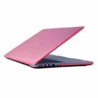 For MacBook Air 13.3 inch A2179 (2020) Laptop Crystal PC Protective Case(Pink) - 1