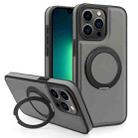 For iPhone 13 Pro Max Yashi 360 Degree Rotating MagSafe Bracket Phone Case(Grey) - 1