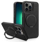 For iPhone 13 Pro Max Yashi 360 Degree Rotating MagSafe Bracket Phone Case(Black) - 1