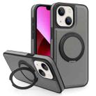 For iPhone 13 Yashi 360 Degree Rotating MagSafe Bracket Phone Case(Grey) - 1