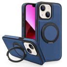 For iPhone 13 Yashi 360 Degree Rotating MagSafe Bracket Phone Case(Blue) - 1